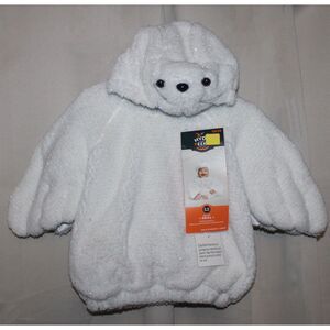 Hyde and EEK Plush Sparkle White Seal Costume Infant Size 6-12 Months